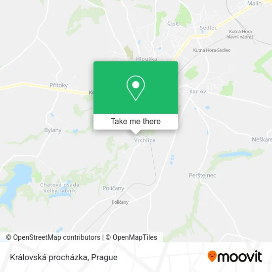 Карта Královská procházka