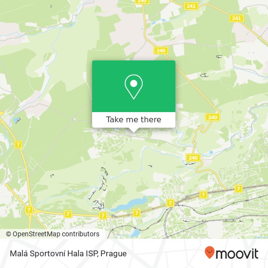 Malá Sportovní Hala ISP map