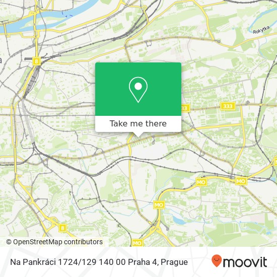 Na Pankráci 1724 / 129 140 00 Praha 4 map