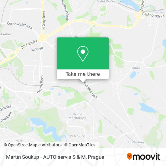 Карта Martin Soukup - AUTO servis S & M