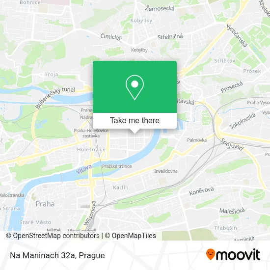 Карта Na Maninach 32a
