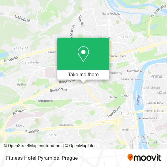 Карта Fitness Hotel Pyramida