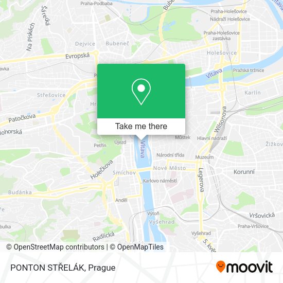 Карта PONTON STŘELÁK