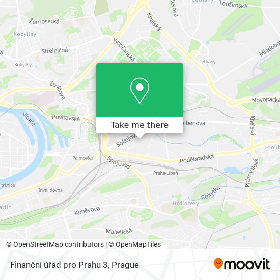 Finanční úřad pro Prahu 3 map