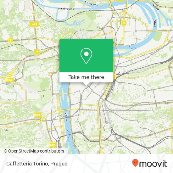 Caffetteria Torino map