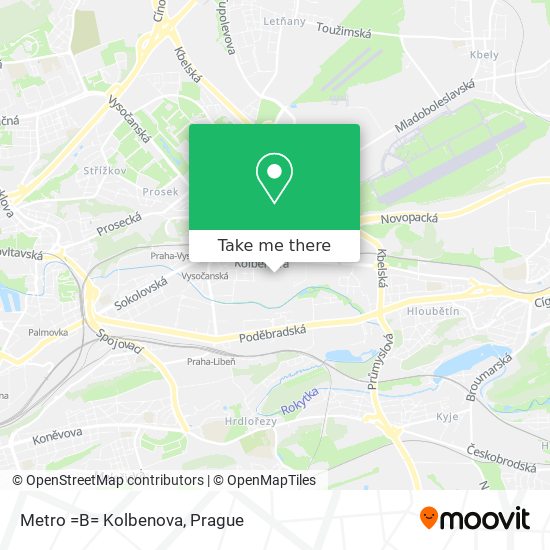 Metro =B= Kolbenova map