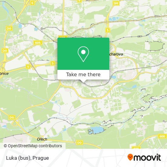 Luka (bus) map