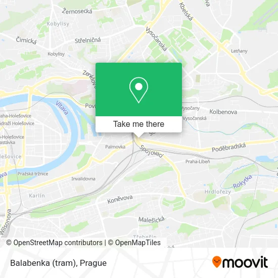 Карта Balabenka (tram)