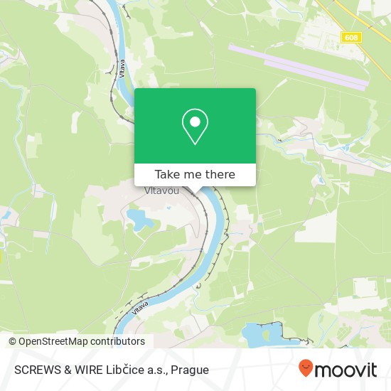 SCREWS & WIRE Libčice a.s. map