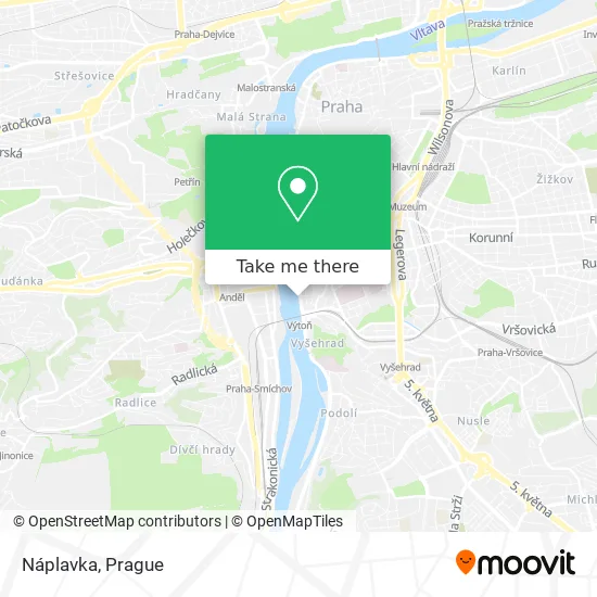 Карта Náplavka