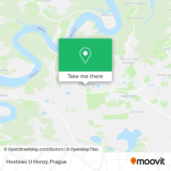 Карта Hostinec U Honzy