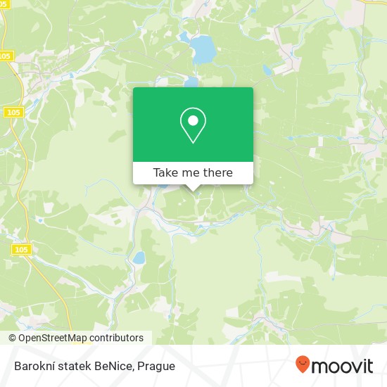 Barokní statek BeNice map