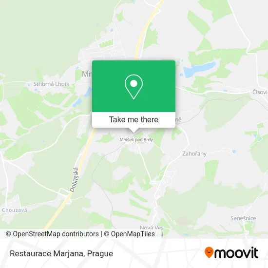 Карта Restaurace Marjana