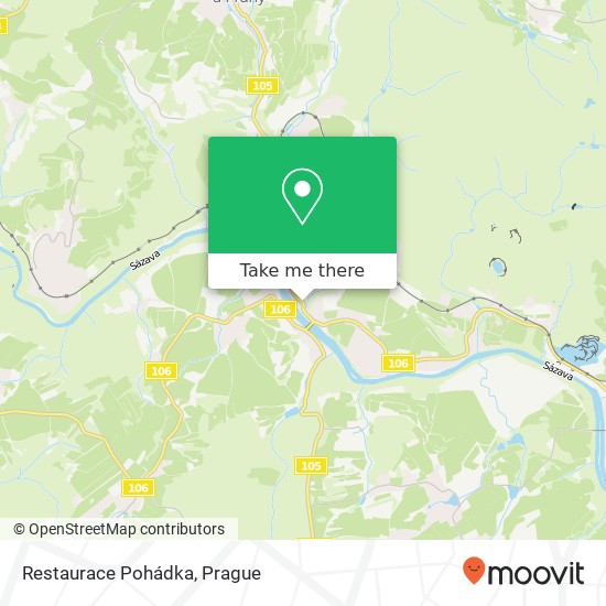 Карта Restaurace Pohádka