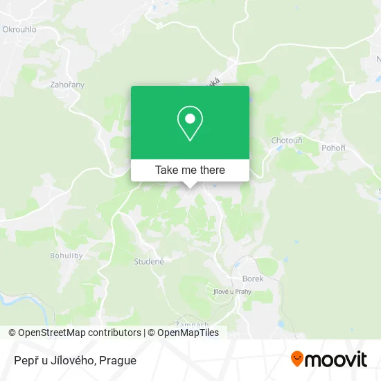 Карта Pepř u Jílového