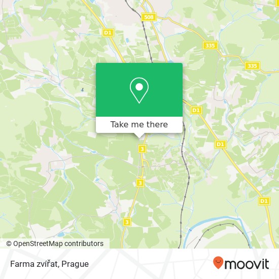 Farma zvířat map