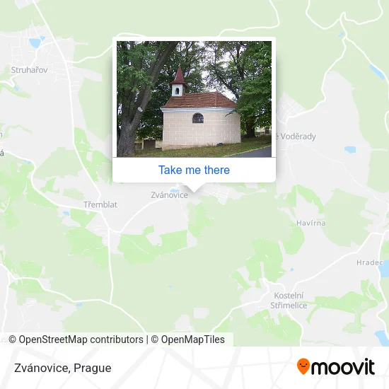 Карта Zvánovice
