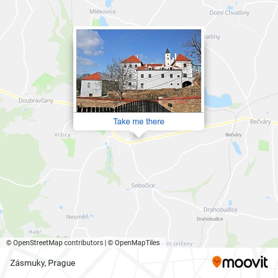 Карта Zásmuky