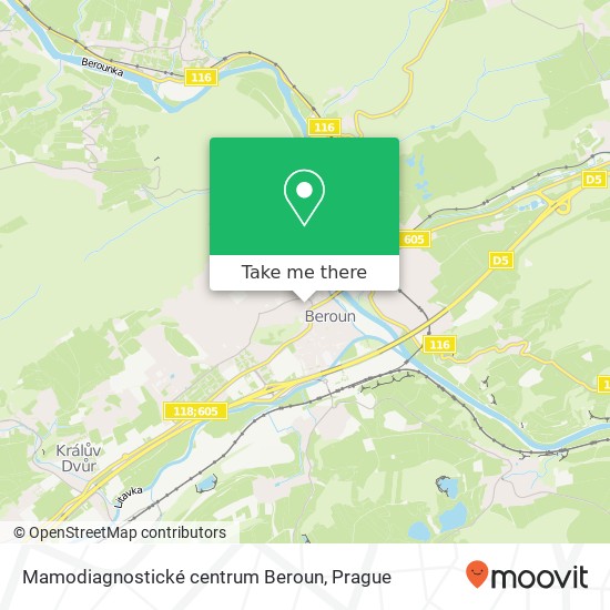 Mamodiagnostické centrum Beroun map