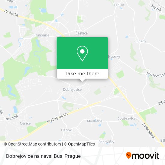 Dobrejovice na navsi Bus map