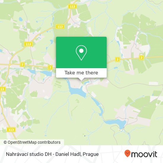 Nahrávací studio DH - Daniel Hadl map