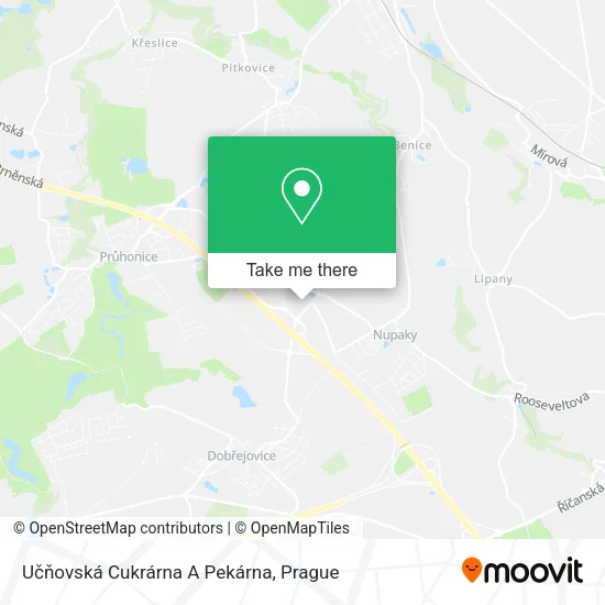 Карта Učňovská Cukrárna A Pekárna