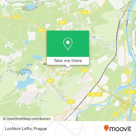 Lochkov Lofts map