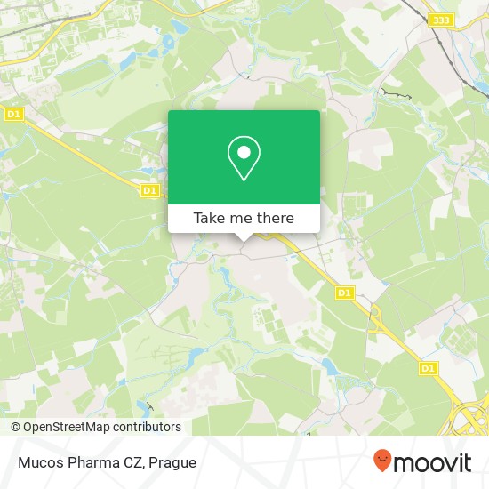 Mucos Pharma CZ map