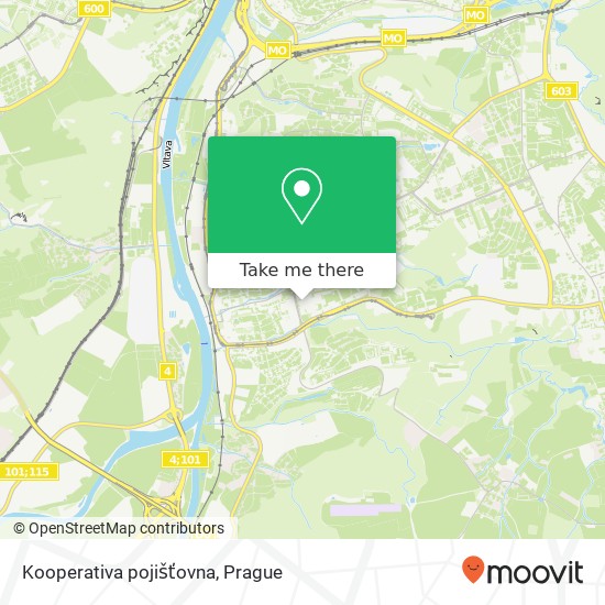 Kooperativa pojišťovna map