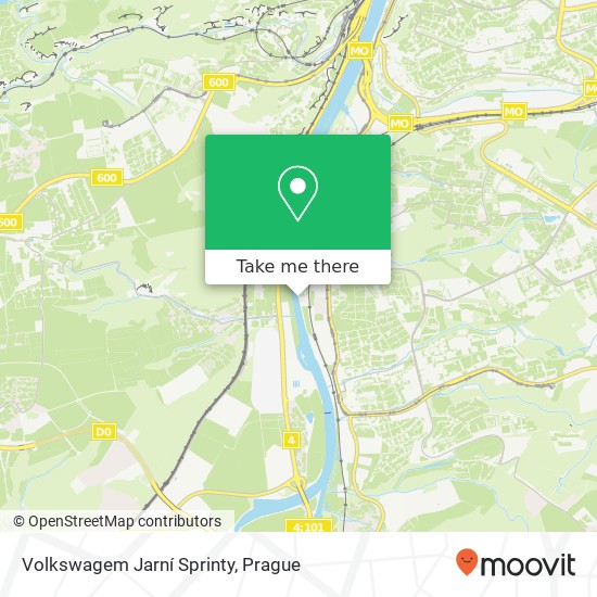 Volkswagem Jarní Sprinty map