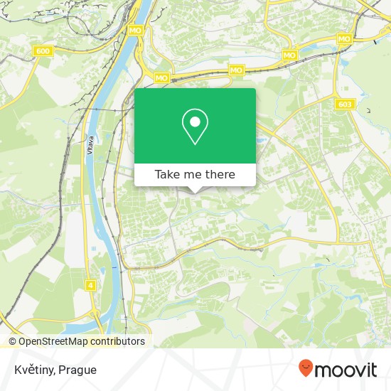 Květiny map