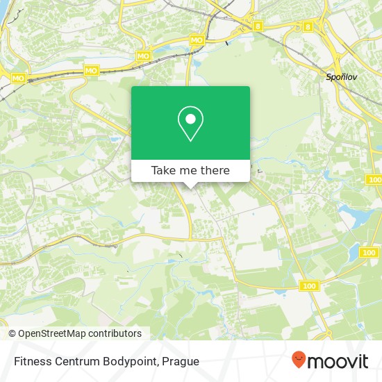 Fitness Centrum Bodypoint map