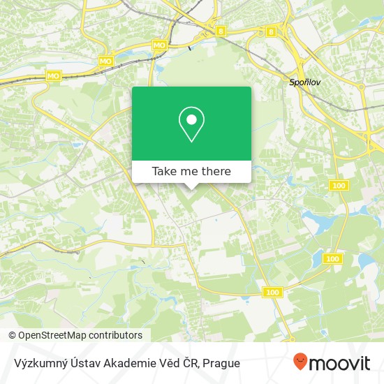 Výzkumný Ústav Akademie Věd ČR map