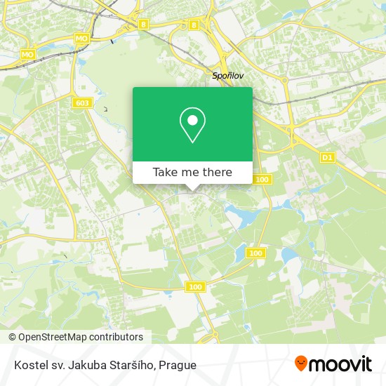 Kostel sv. Jakuba Staršího map