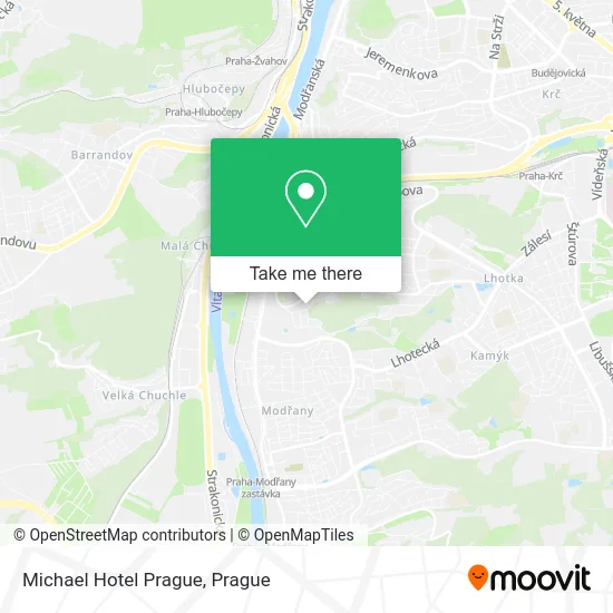 Карта Michael Hotel Prague