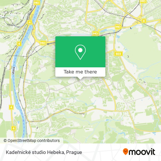 Карта Kadeřnické studio Hebeka