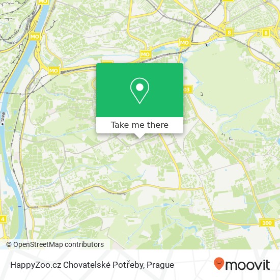 Карта HappyZoo.cz Chovatelské Potřeby