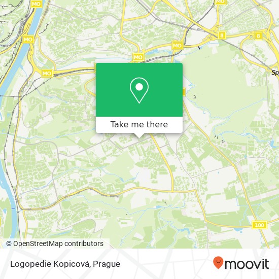 Карта Logopedie Kopicová