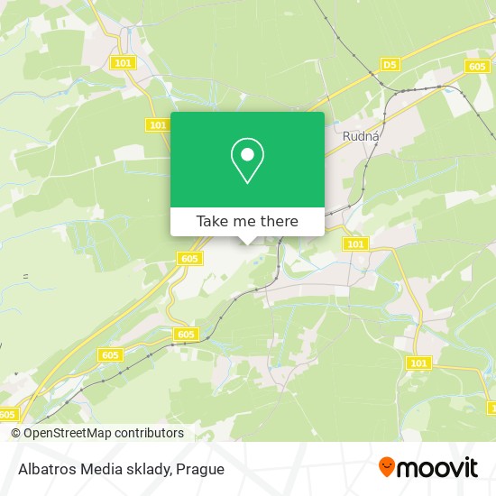 Карта Albatros Media sklady