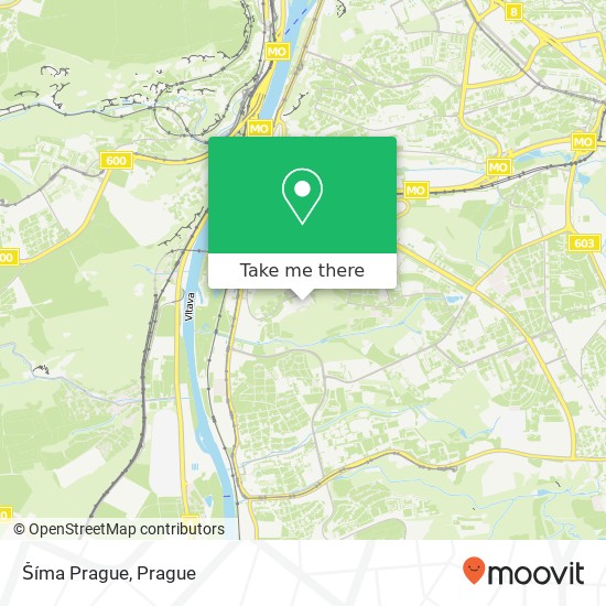 Šíma Prague map