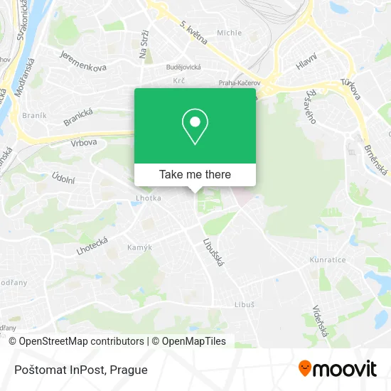 Карта Poštomat InPost