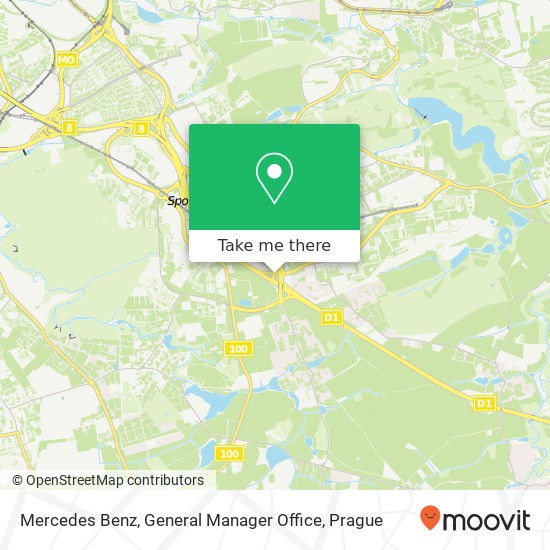 Mercedes Benz, General Manager Office map