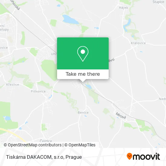 Tiskárna DAKACOM, s.r.o map