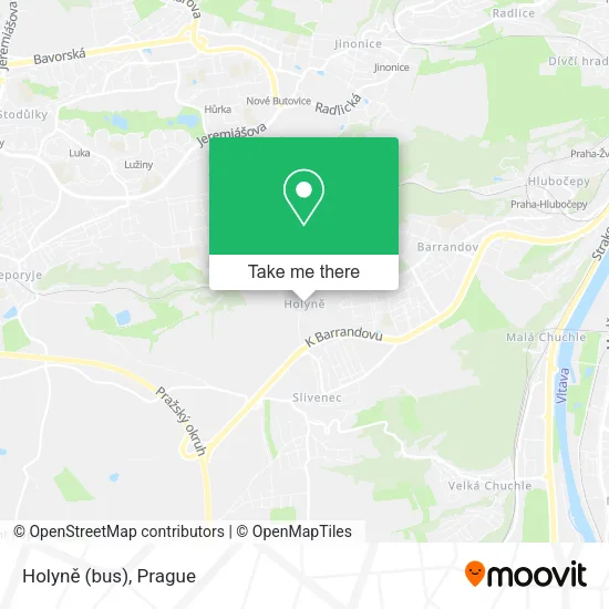 Карта Holyně (bus)