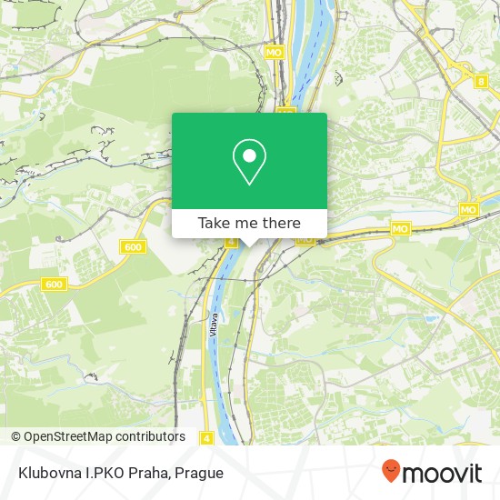 Klubovna I.PKO Praha map