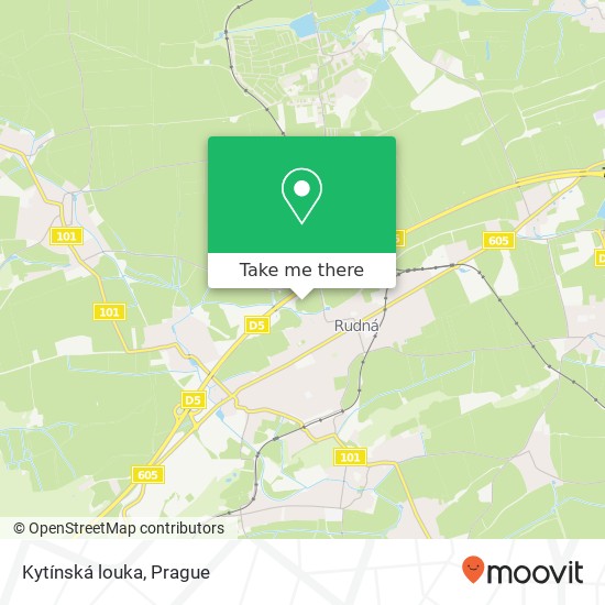 Карта Kytínská louka