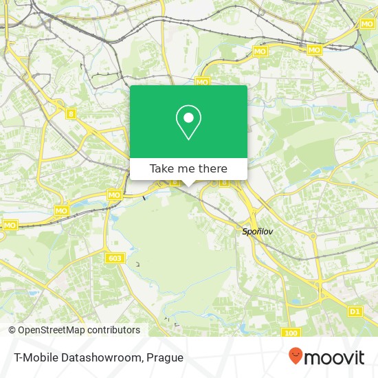 T-Mobile Datashowroom map