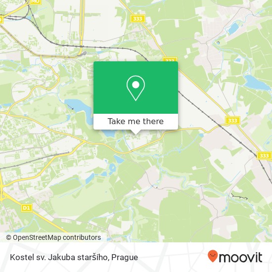 Kostel sv. Jakuba staršího map