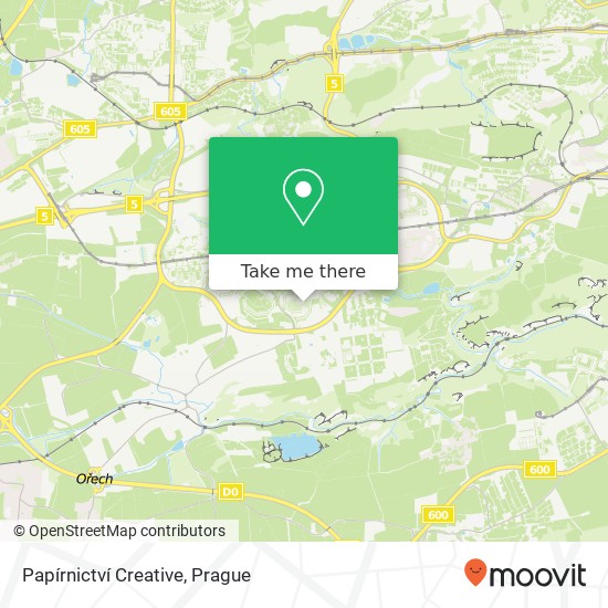 Карта Papírnictví Creative