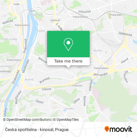 Česká spořitelna - kinosál map